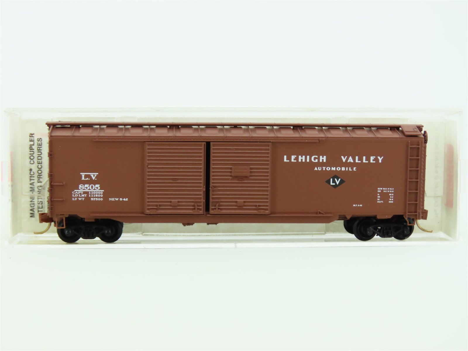 N Scale Micro-Train MTL 78040 LV Lehigh Valley 50' Box Car #8505