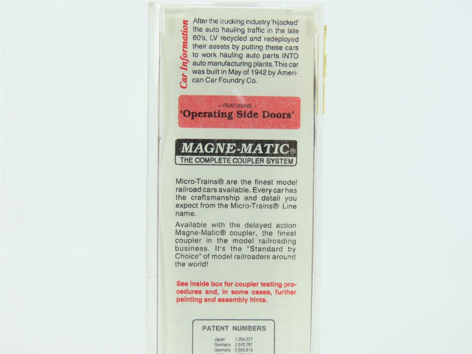 N Scale Micro-Train MTL 78040 LV Lehigh Valley 50' Box Car #8505