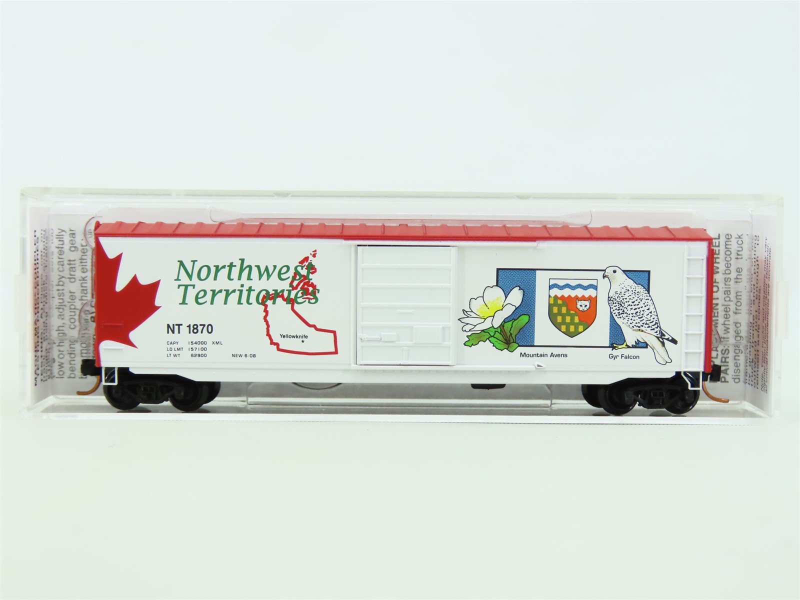 N Scale Micro-Train MTL 077 00 162 NT Northwest Territories Box Car #1870