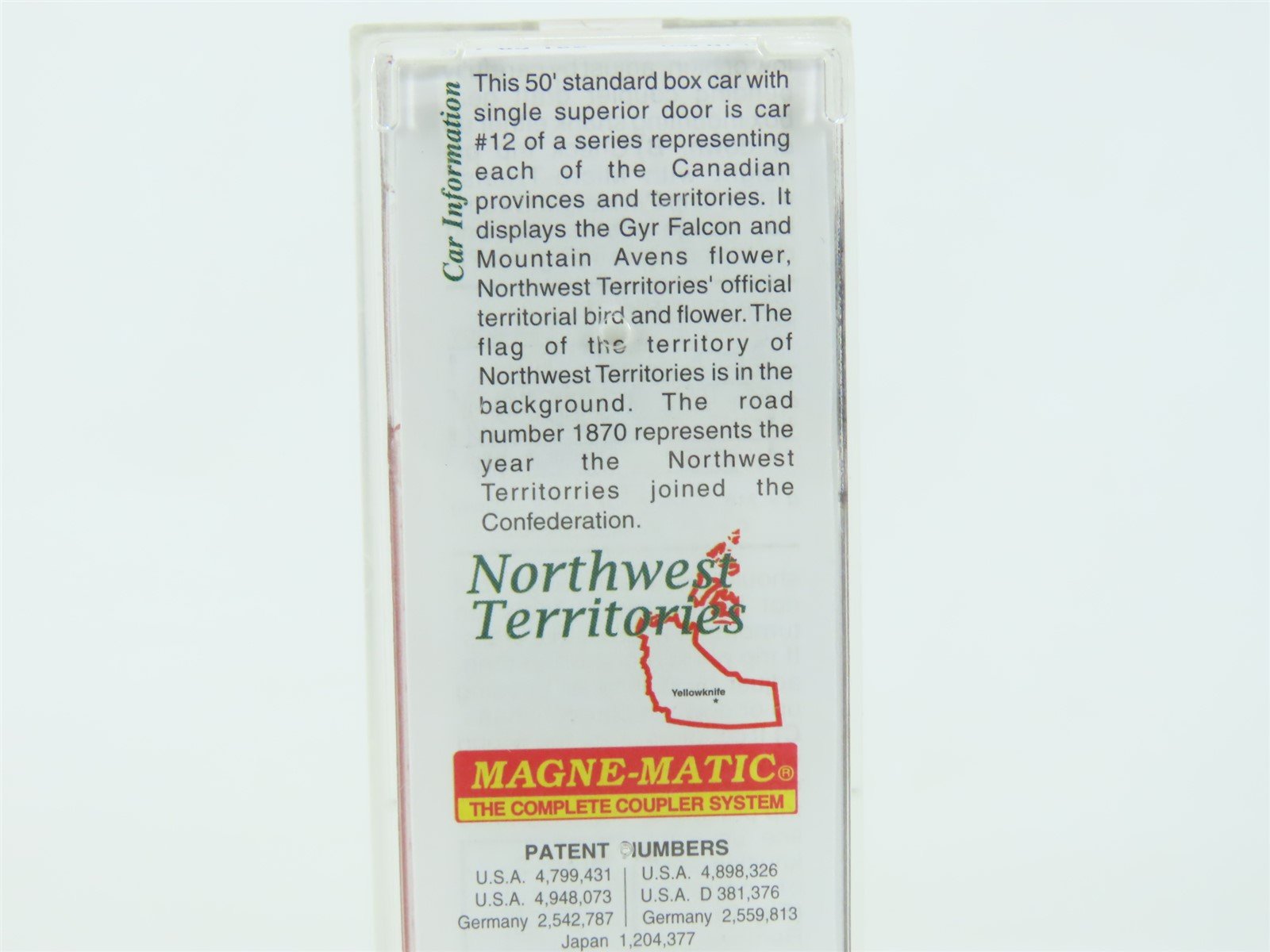 N Scale Micro-Train MTL 077 00 162 NT Northwest Territories Box Car #1870