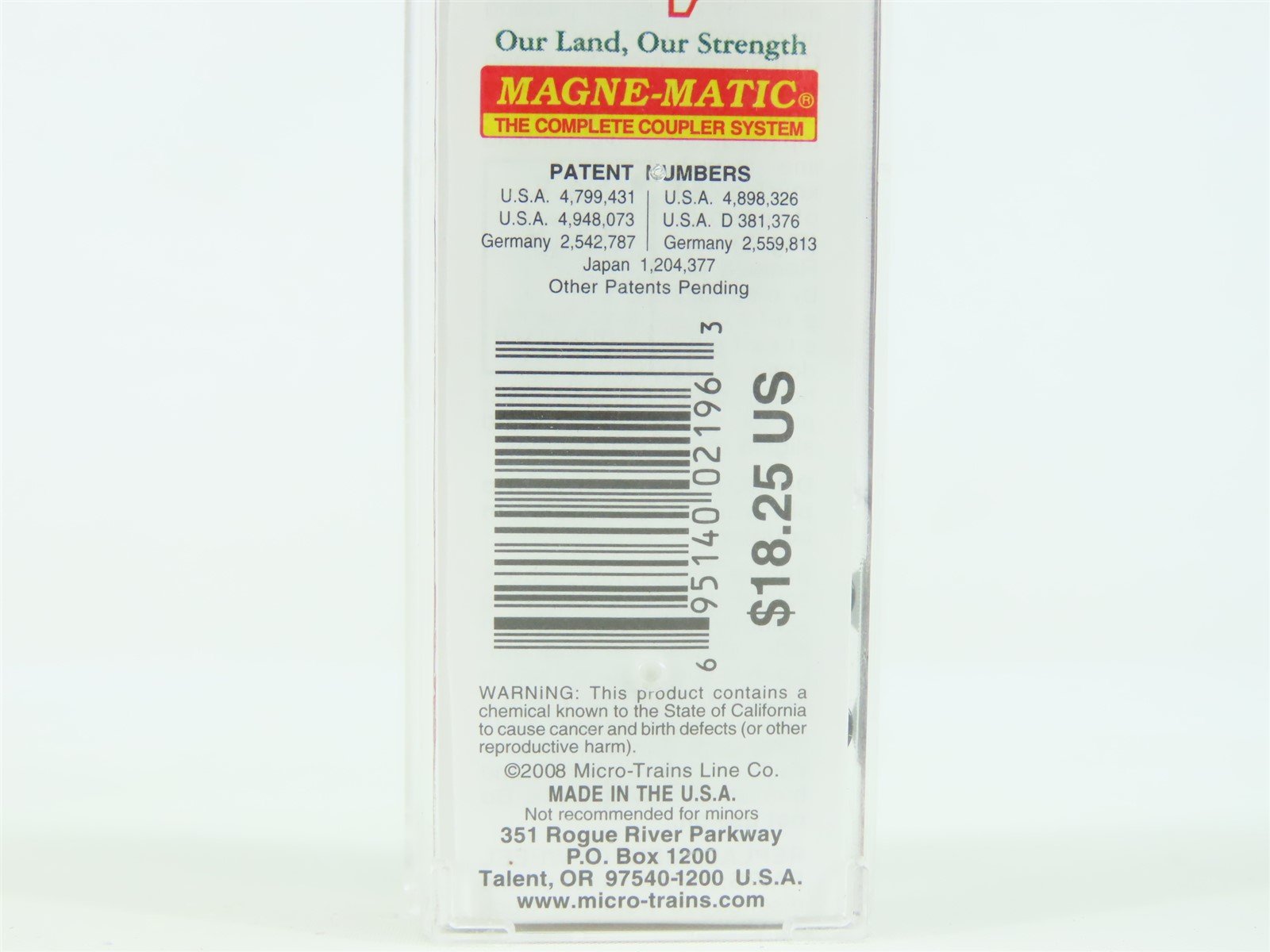 N Scale Micro-Train MTL 077 00 161 NU Nunavut Territory Box Car #1999