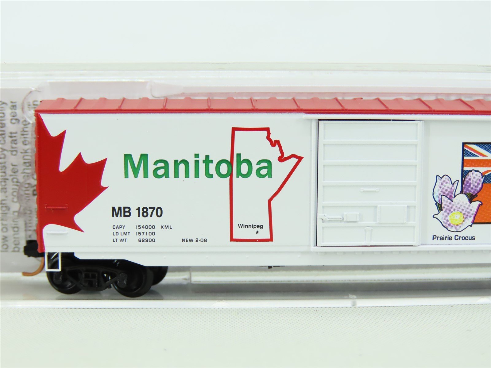 N Scale Micro-Train MTL 077 00 160 MB Manitoba Provincial Box Car #1870