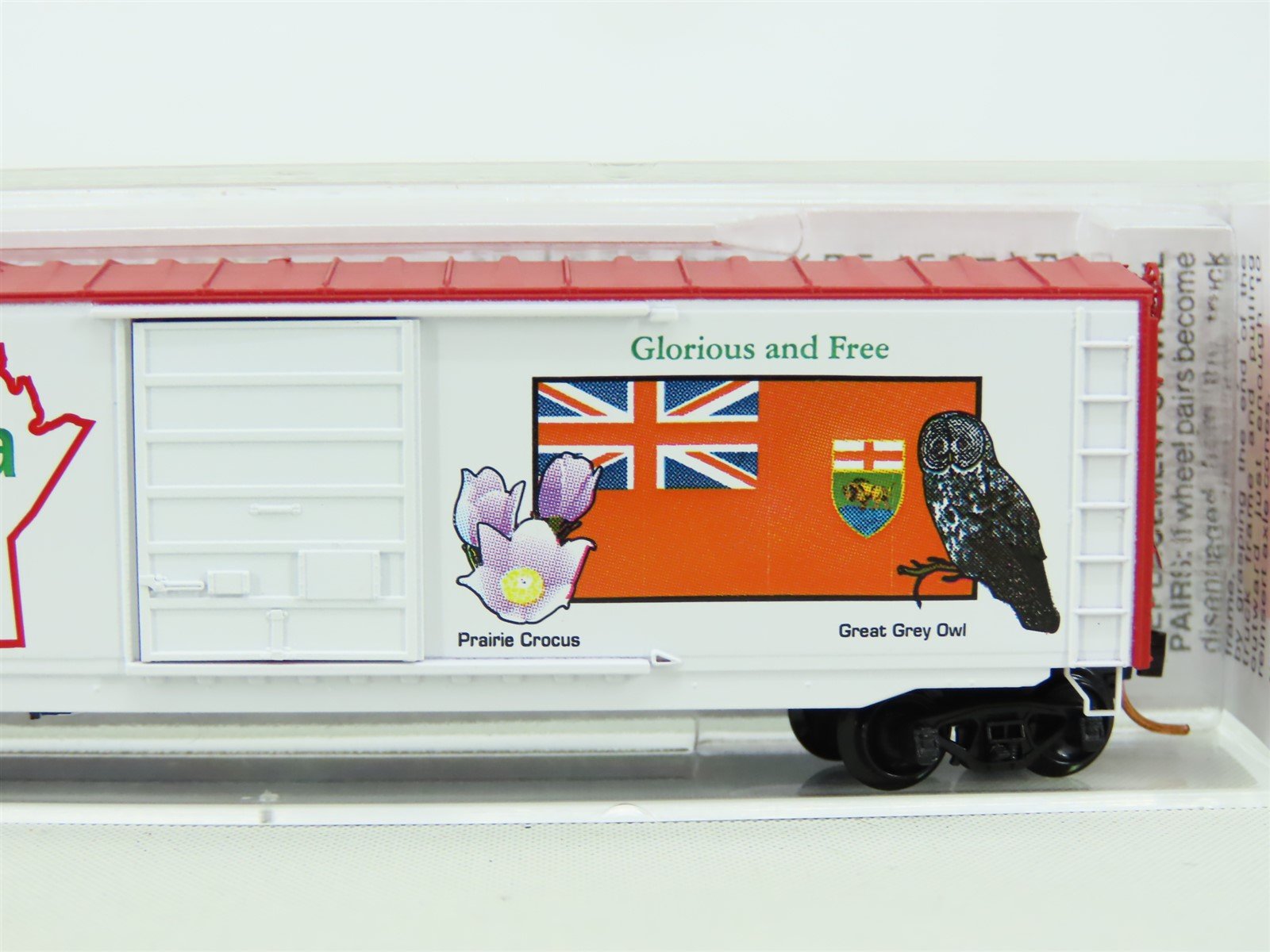 N Scale Micro-Train MTL 077 00 160 MB Manitoba Provincial Box Car #1870