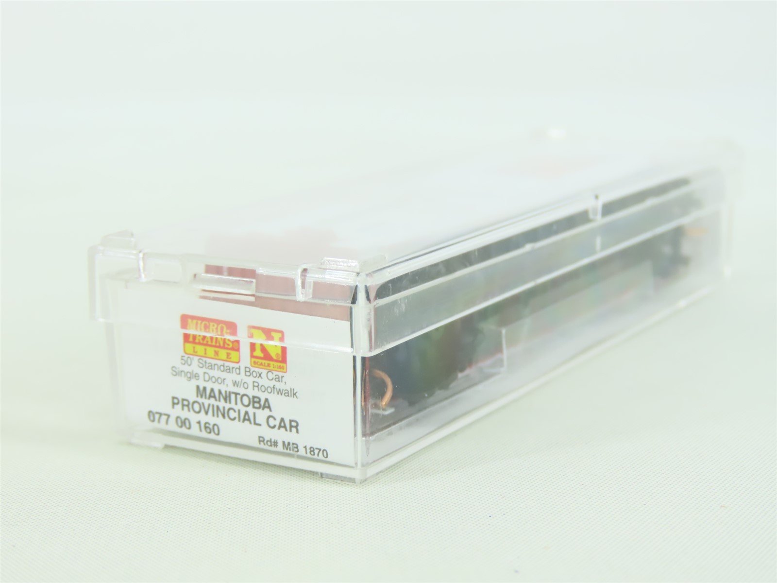N Scale Micro-Train MTL 077 00 160 MB Manitoba Provincial Box Car #1870