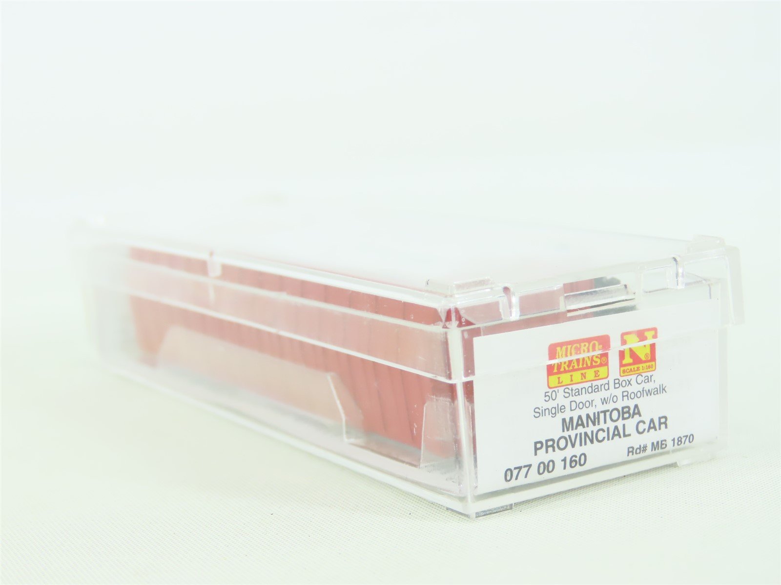 N Scale Micro-Train MTL 077 00 160 MB Manitoba Provincial Box Car #1870