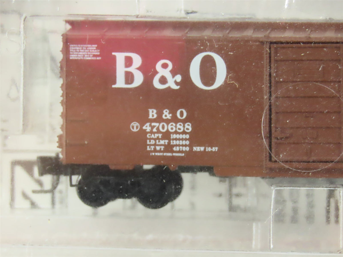 Z Micro-Trains MTL Shawnee Railroad ZSC 05-31 B&amp;O &quot;Time-Saver&quot; 40&#39; Box Car 5-Pk