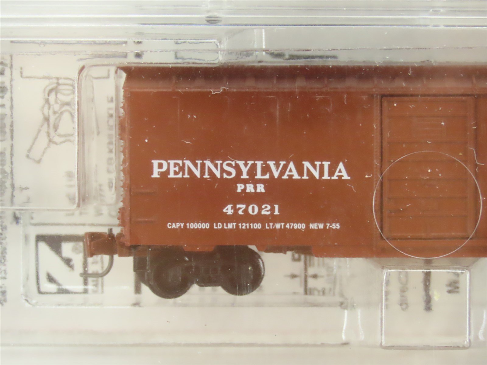 Z Micro-Trains MTL Shawnee Railroad ZSC Z05-07 PRR Pennsylvania 40' Box Car 5-Pk
