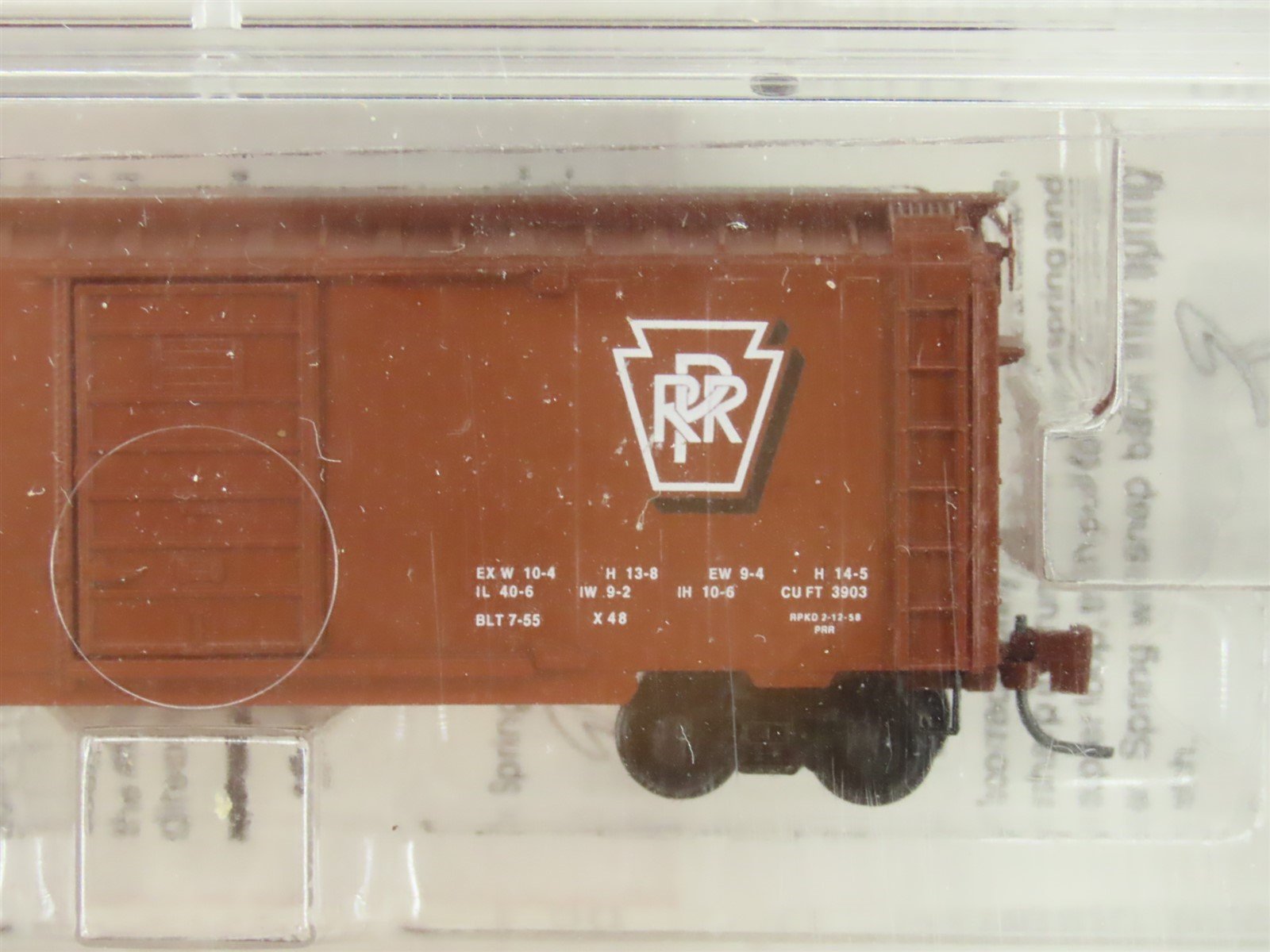 Z Micro-Trains MTL Shawnee Railroad ZSC Z05-07 PRR Pennsylvania 40' Box Car 5-Pk