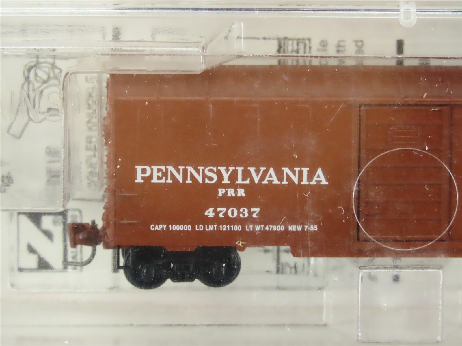 Z Micro-Trains MTL Shawnee Railroad ZSC Z05-07 PRR Pennsylvania 40' Box Car 5-Pk