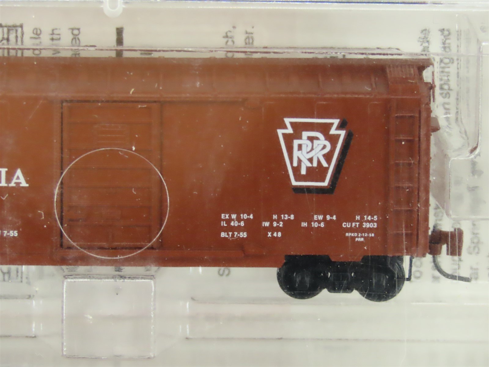 Z Micro-Trains MTL Shawnee Railroad ZSC Z05-07 PRR Pennsylvania 40' Box Car 5-Pk