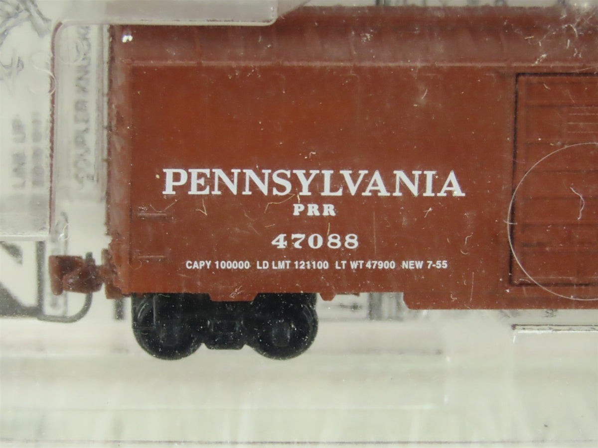 Z Micro-Trains MTL Shawnee Railroad ZSC Z05-07 PRR Pennsylvania 40&#39; Box Car 5-Pk