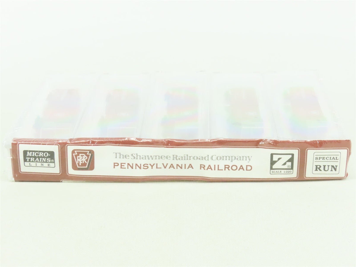 Z Micro-Trains MTL Shawnee Railroad ZSC Z05-07 PRR Pennsylvania 40&#39; Box Car 5-Pk