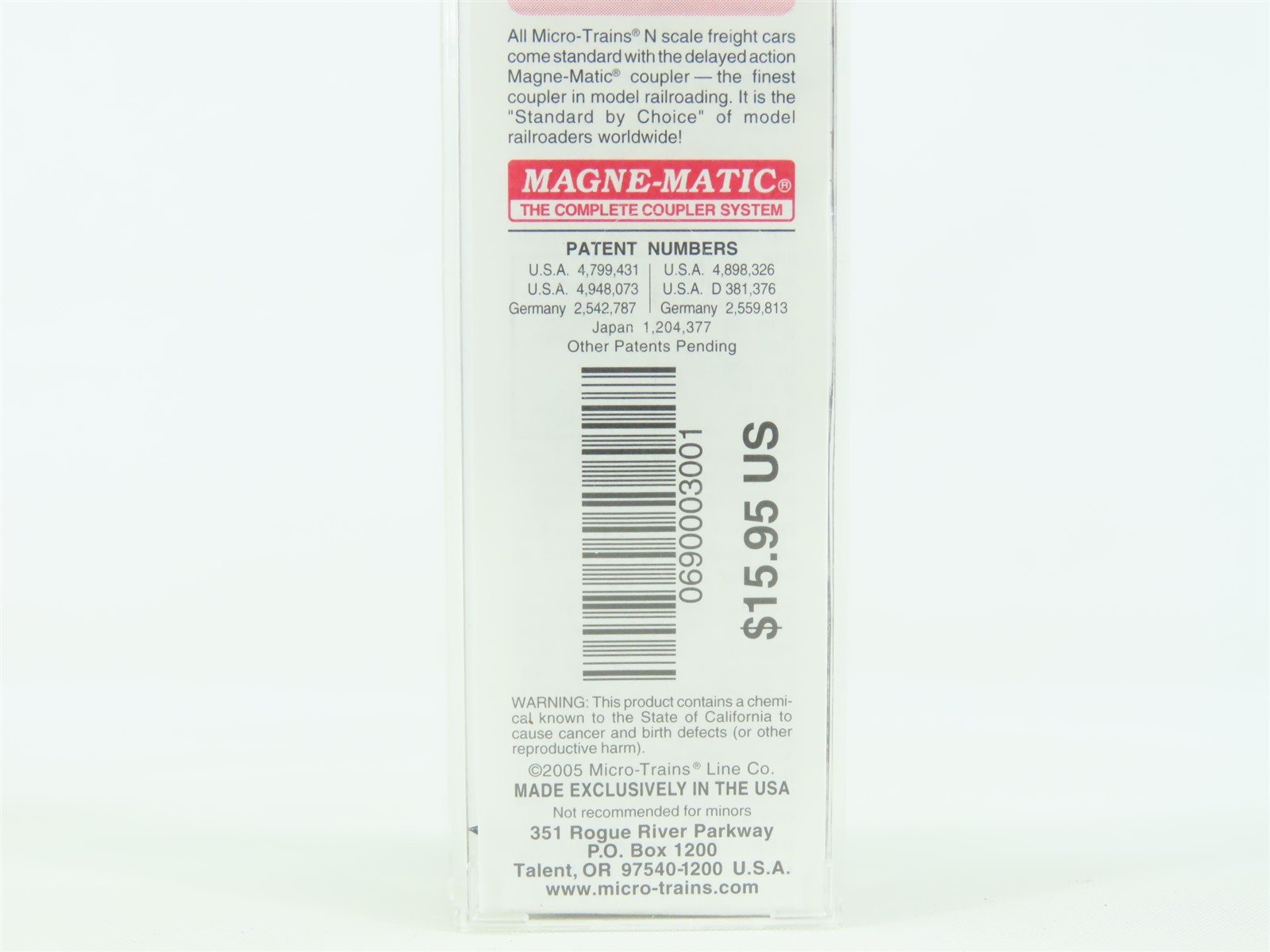 N Scale Micro-Train MTL 069 00 030 CP Canadian Pacific Reefer #286120