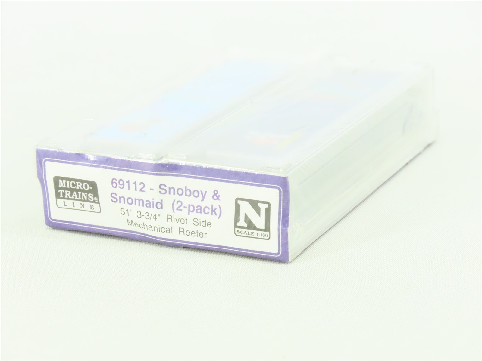 N Scale Micro-Trains MTL #69112 Snoboy & Snomaid Mechanical Reefer 2-Pk - SEALED