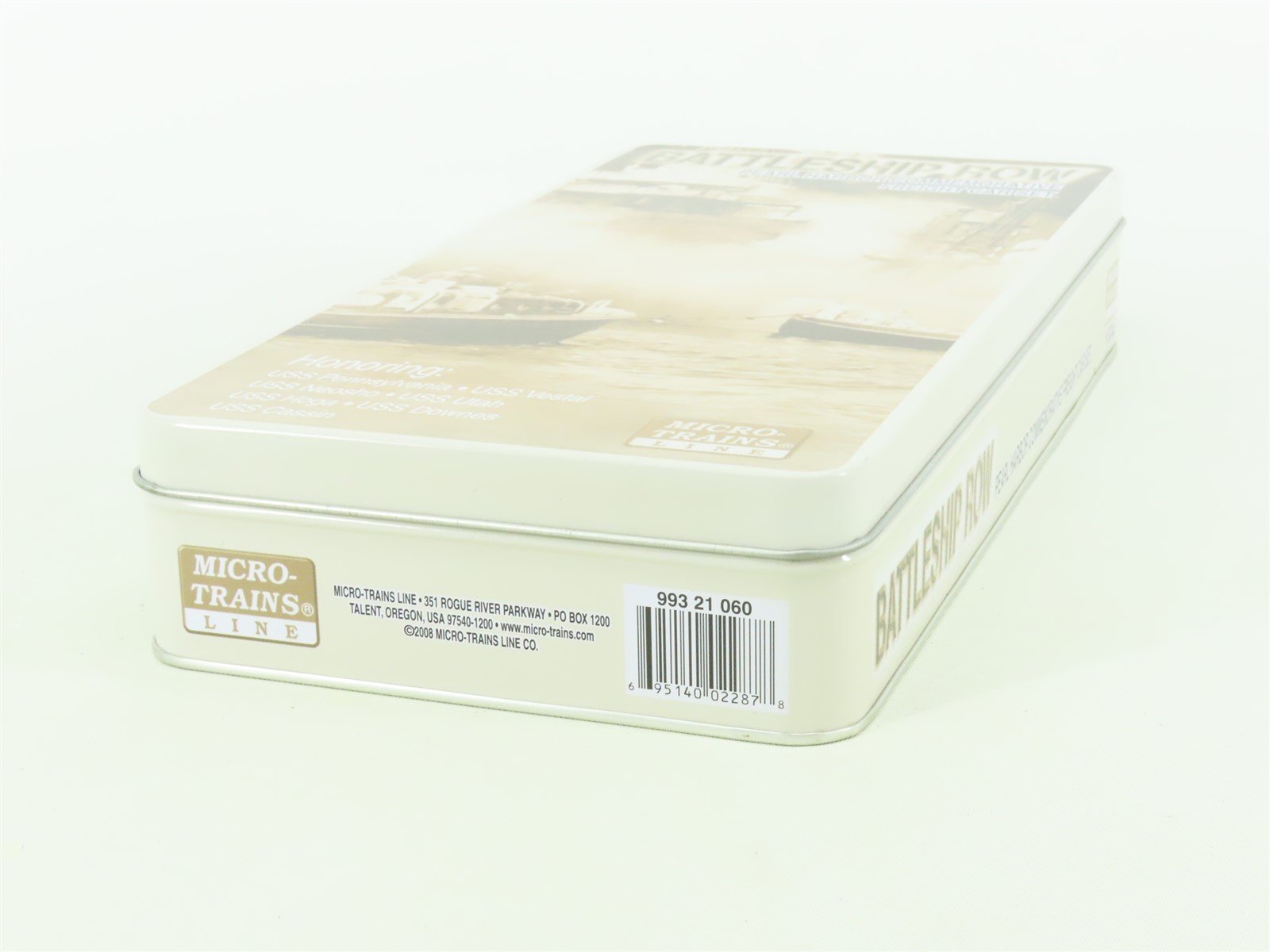 N Micro-Trains MTL 99321060 Battleship Row Pearl Harbor Box Car Set #2 w/ COA