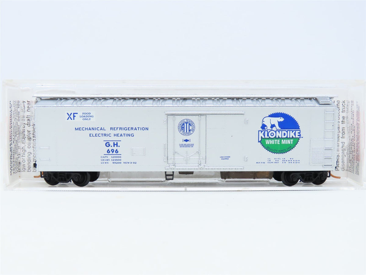 N Scale Micro-Train MTL 69170 GH Klondike White Mint Mechanical Reefer #696