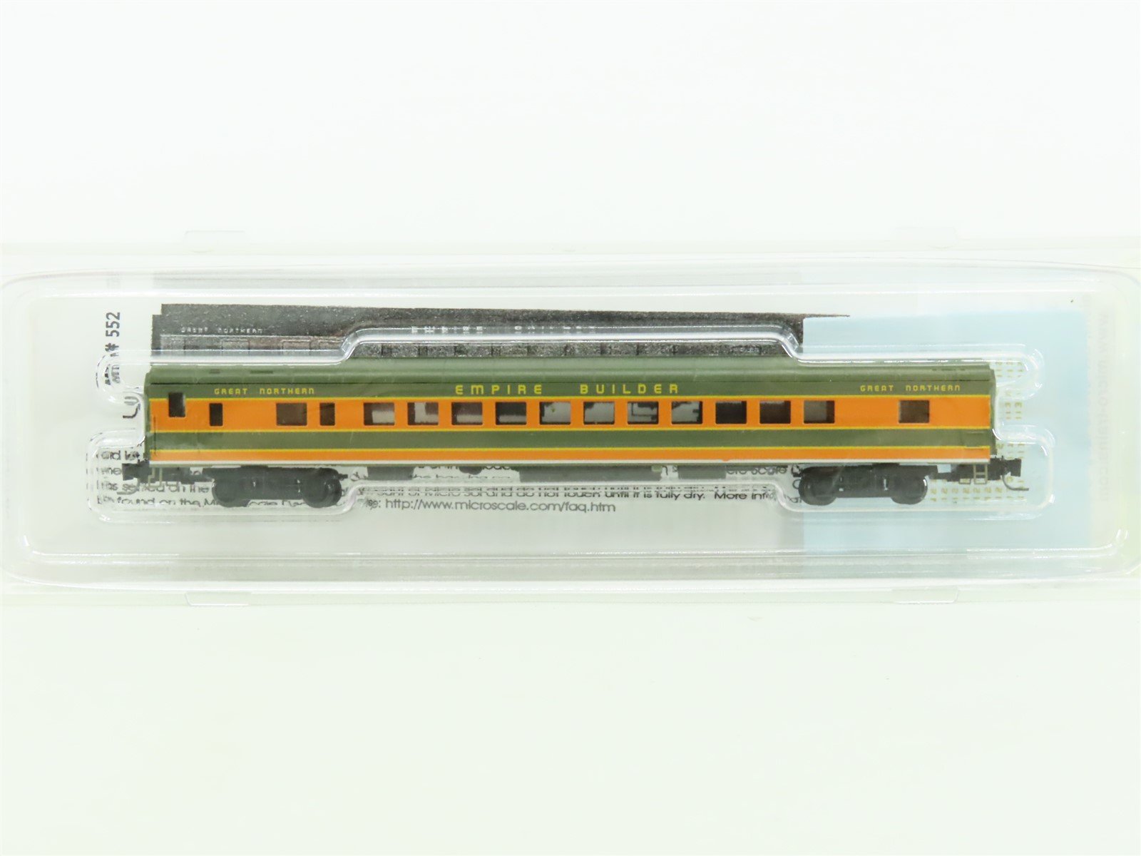 Z Scale Micro-Trains MTL #55200030 GN Empire Builder Coach Passenger w/ Decals