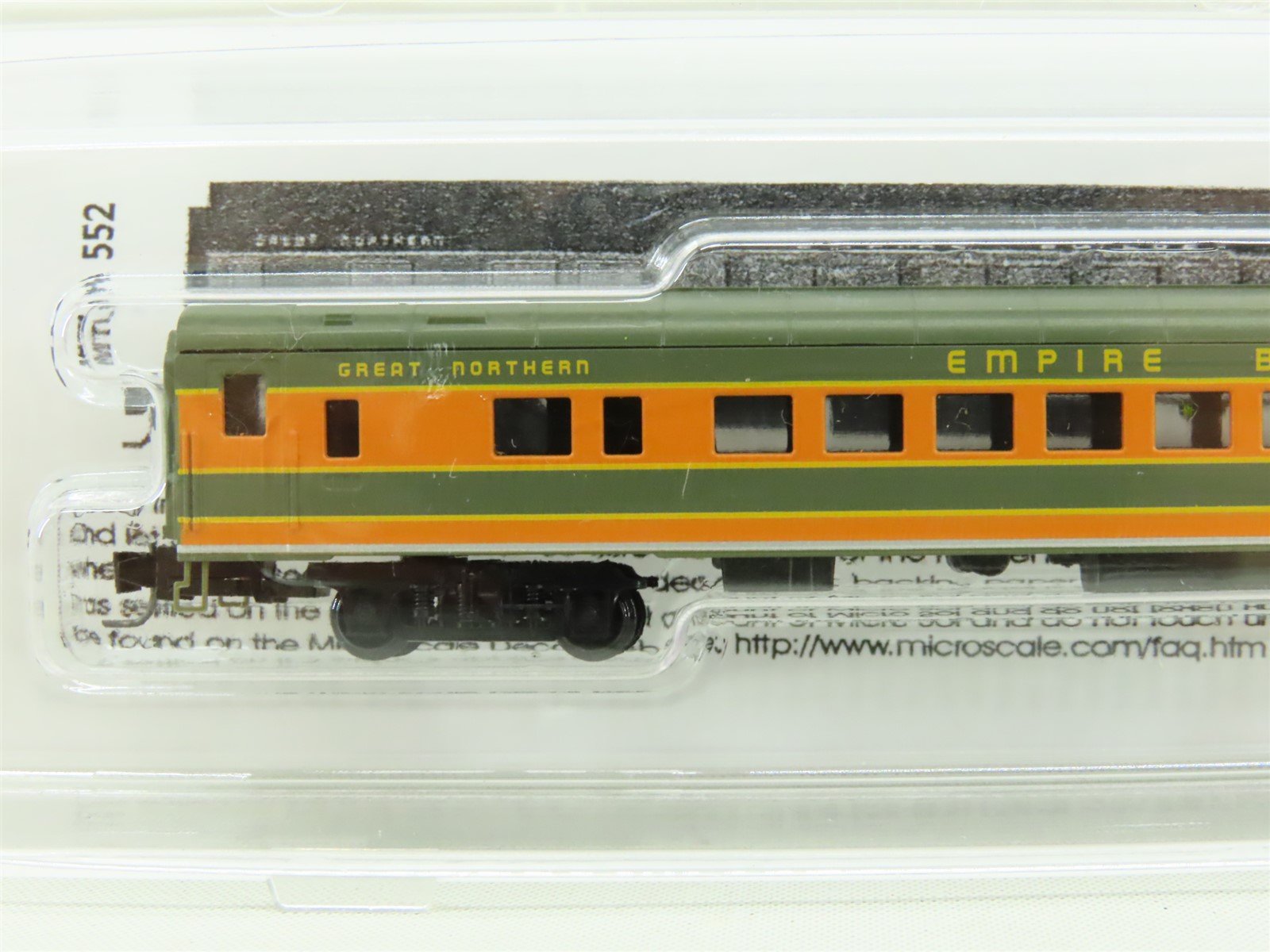 Z Scale Micro-Trains MTL #55200030 GN Empire Builder Coach Passenger w/ Decals