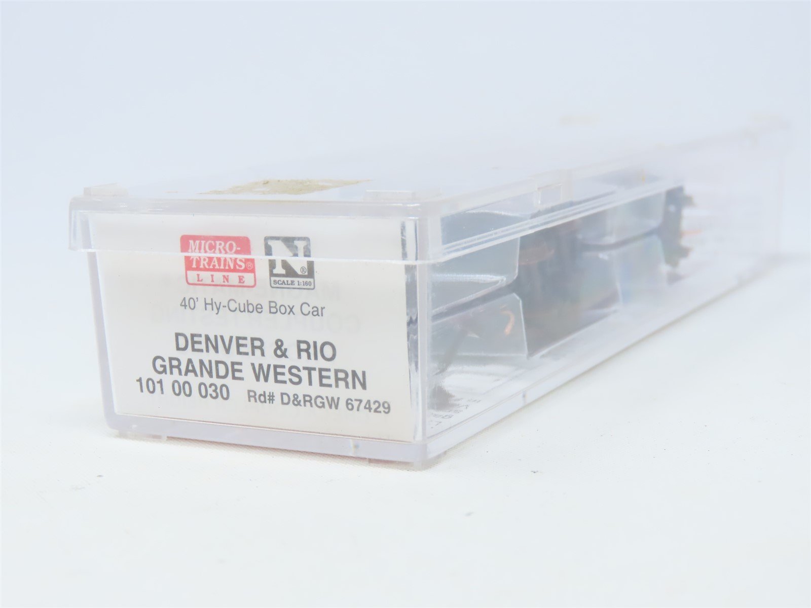N Scale Micro-Train MTL 101 00 030 D&RGW Rio Grande Western Cube Box Car #67429