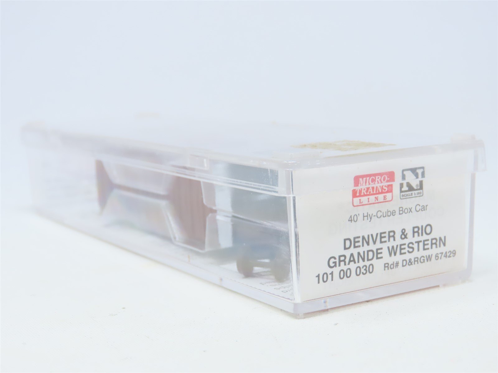 N Scale Micro-Train MTL 101 00 030 D&RGW Rio Grande Western Cube Box Car #67429