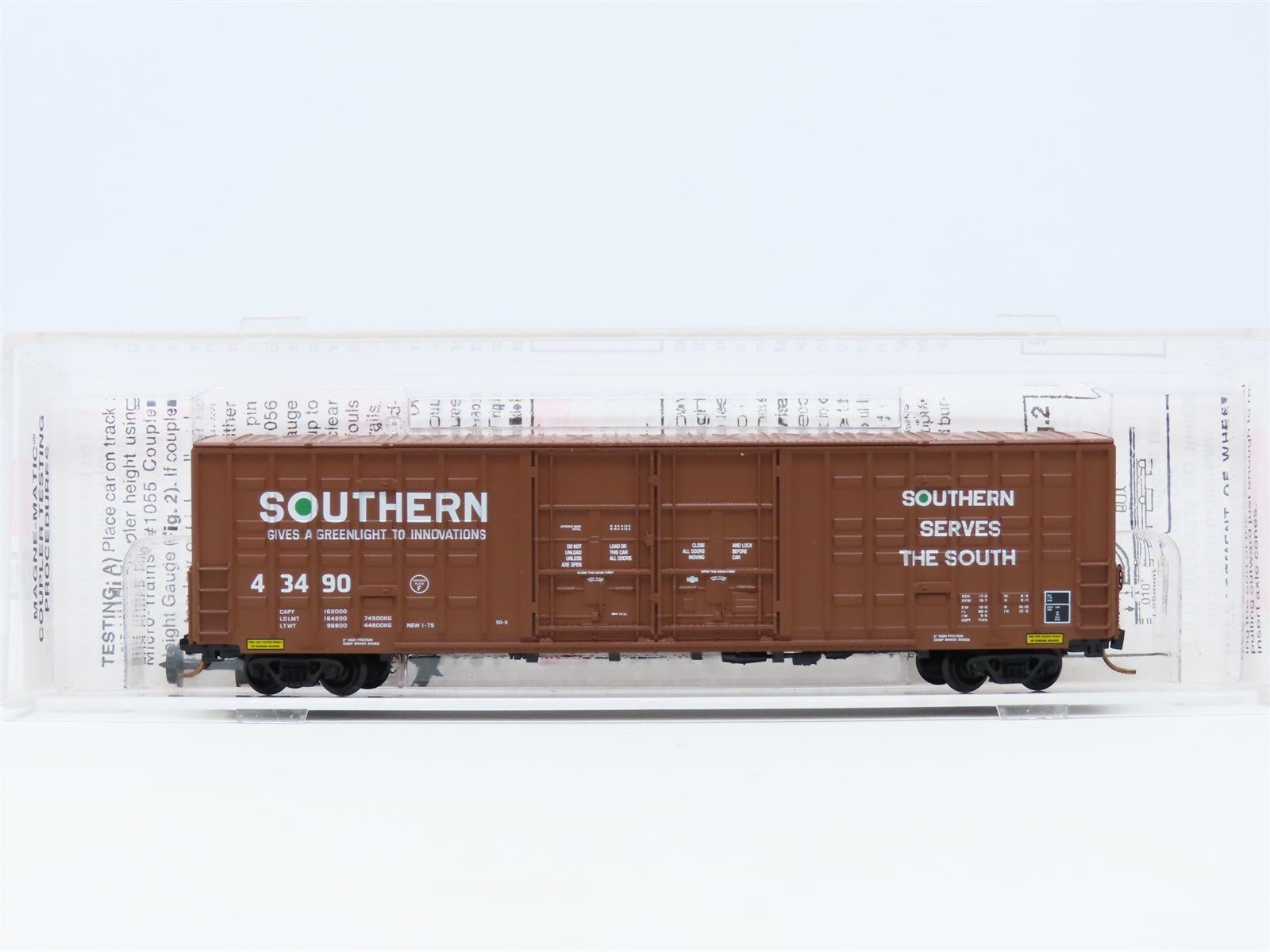 N Scale Micro-Train MTL 103080 SOU Southern Railway Box Car #43490