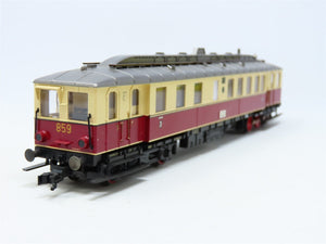 HO Scale Trix 22542 DRG German VT-859 3rd Class Diesel Rail Car - DCC Ready