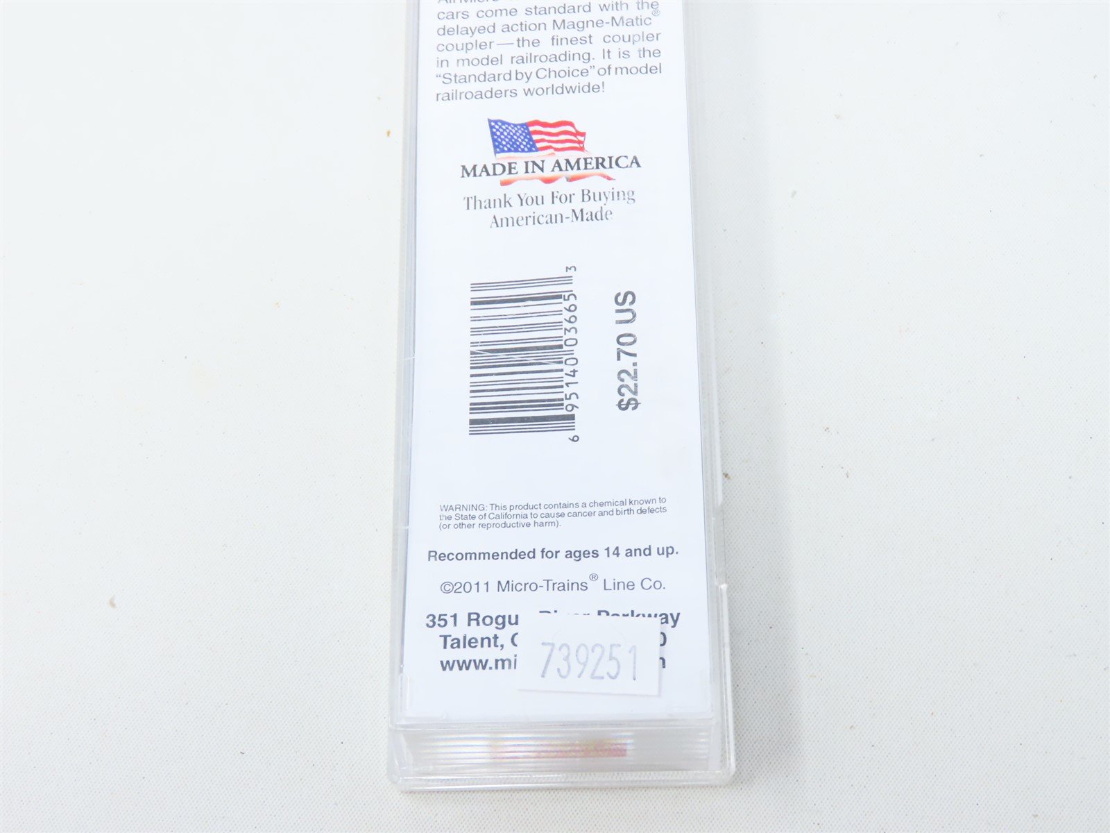 N Scale Micro-Trains MTL #14500010 Pullman 78' Paired-Window Coach Passenger