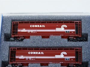 Z Scale FULL THROTTLE WDW1024 CR Conrail 51' 3-Bay Cylindrical Hopper - Set #1