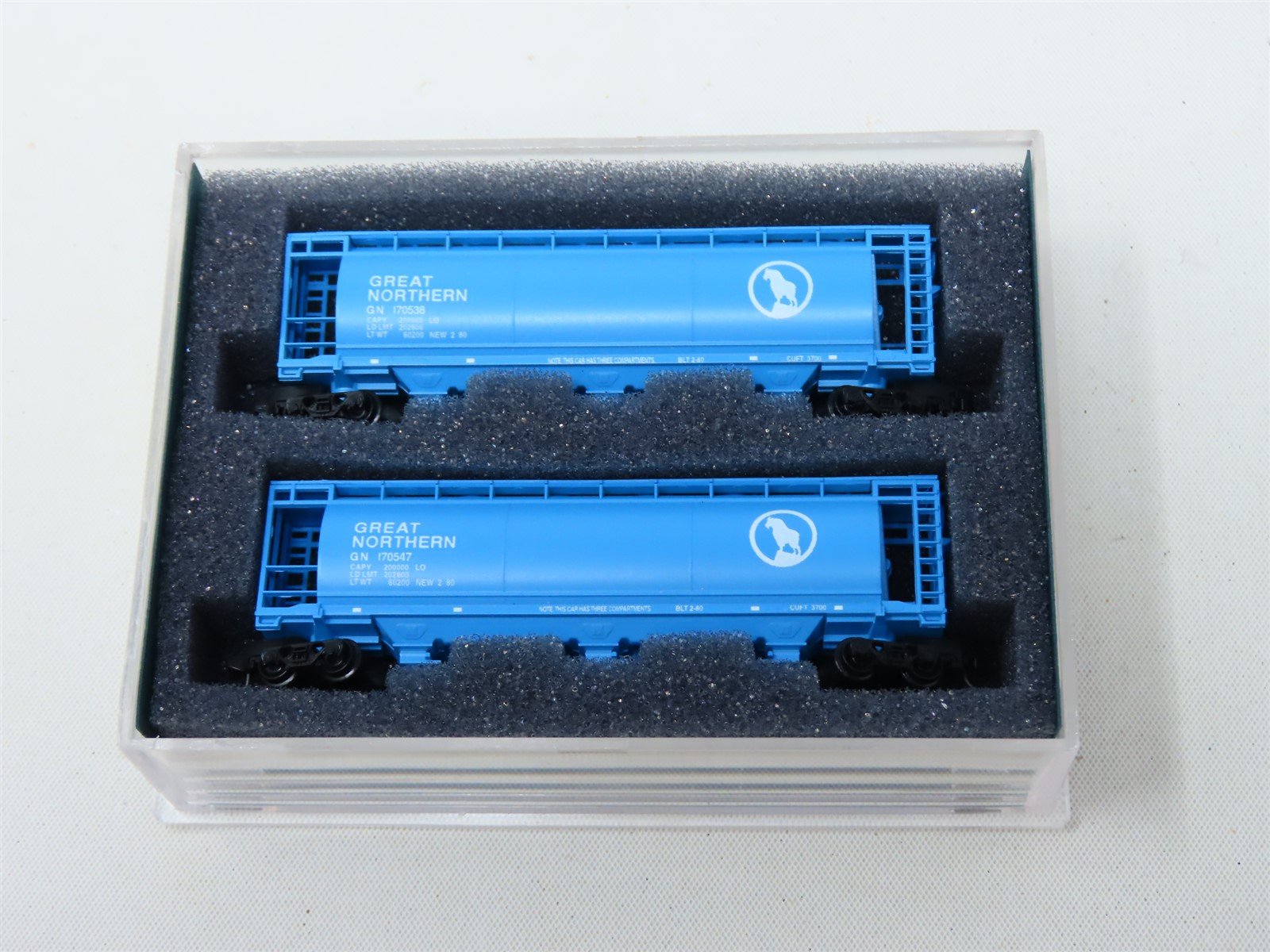 Z FULL THROTTLE WDW1013 GN Great Northern 51' 3-Bay Cylindrical Hopper - Set #3