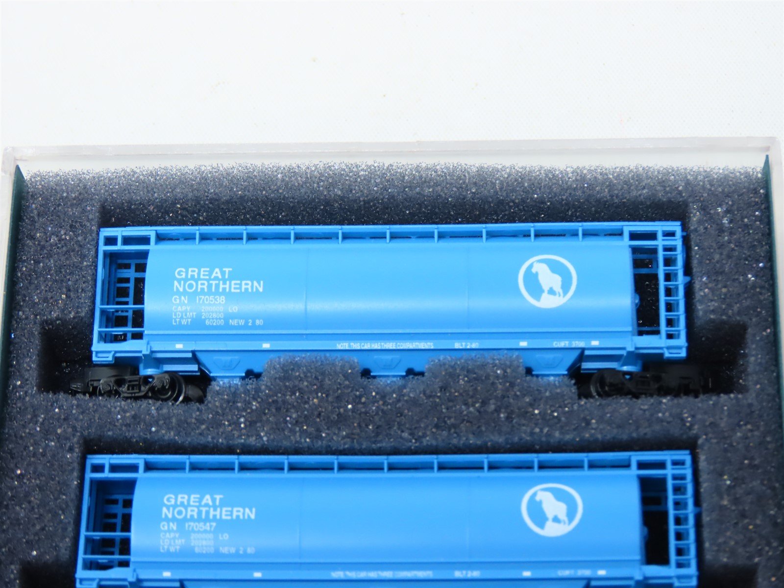 Z FULL THROTTLE WDW1013 GN Great Northern 51' 3-Bay Cylindrical Hopper - Set #3