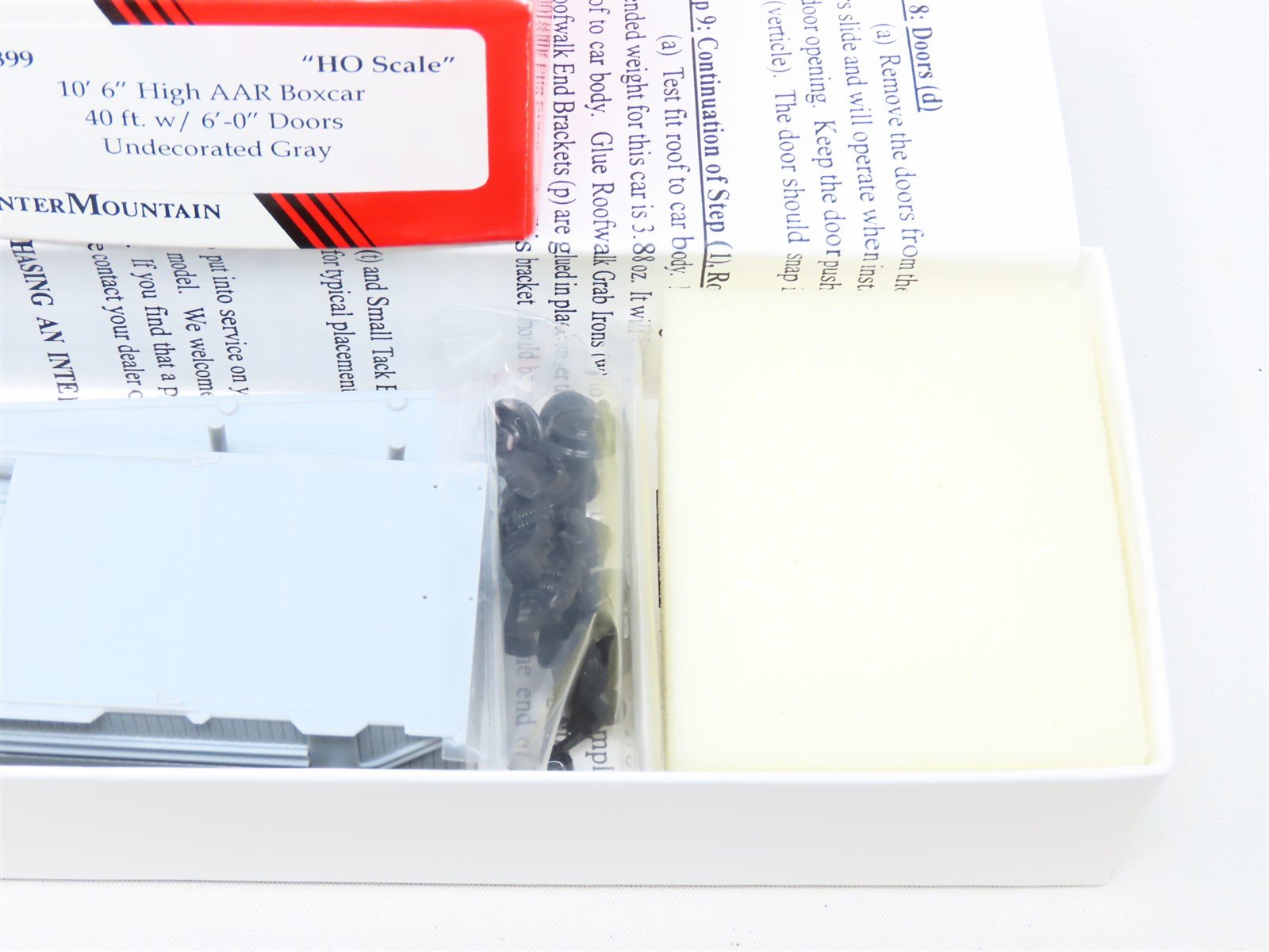 HO InterMountain Kit #40899 Gray Undecorated 10' 6