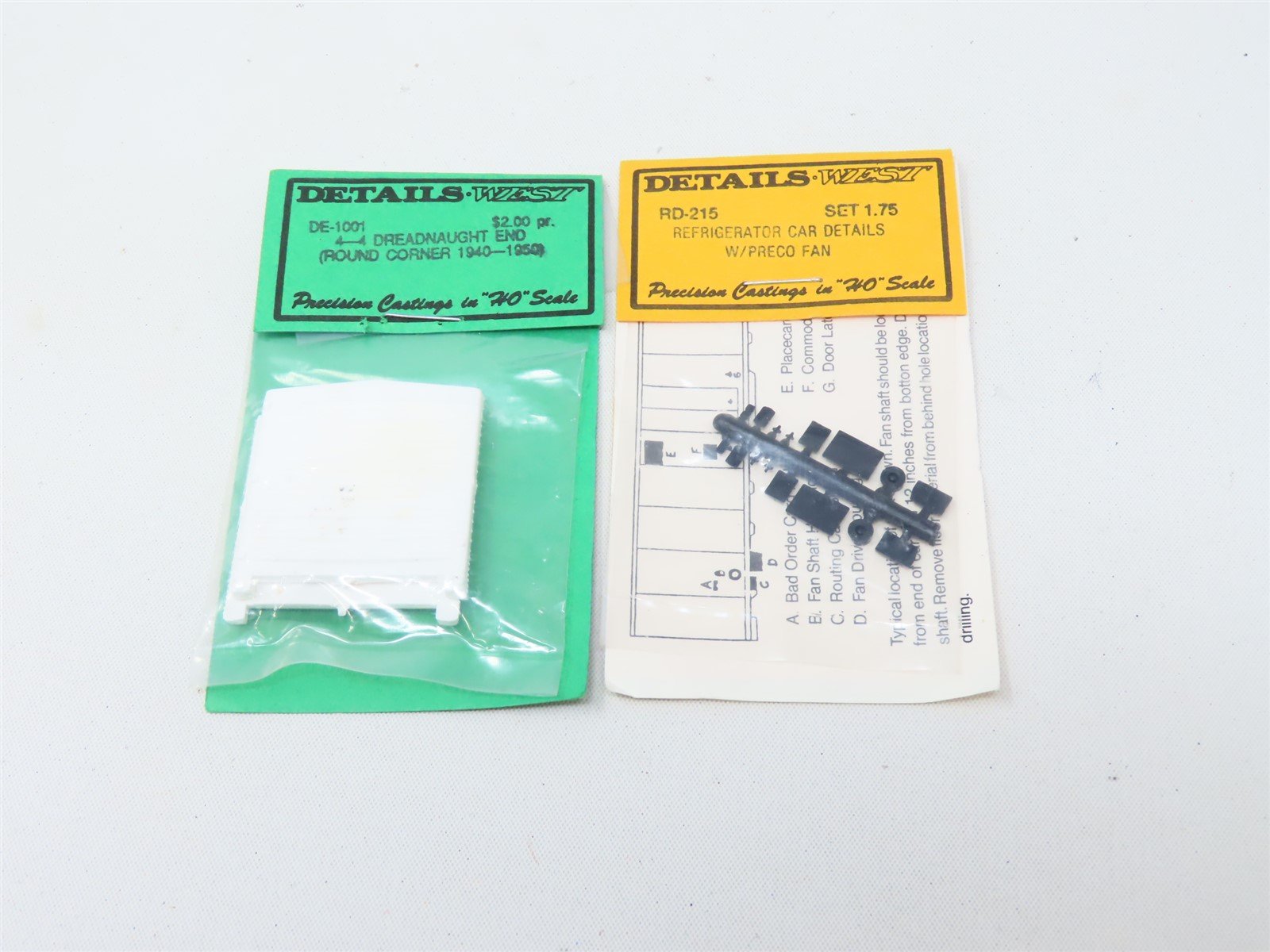 HO Scale InterMountain Kit #41199 Undecorated ATSF Santa Fe Refrigerator Car