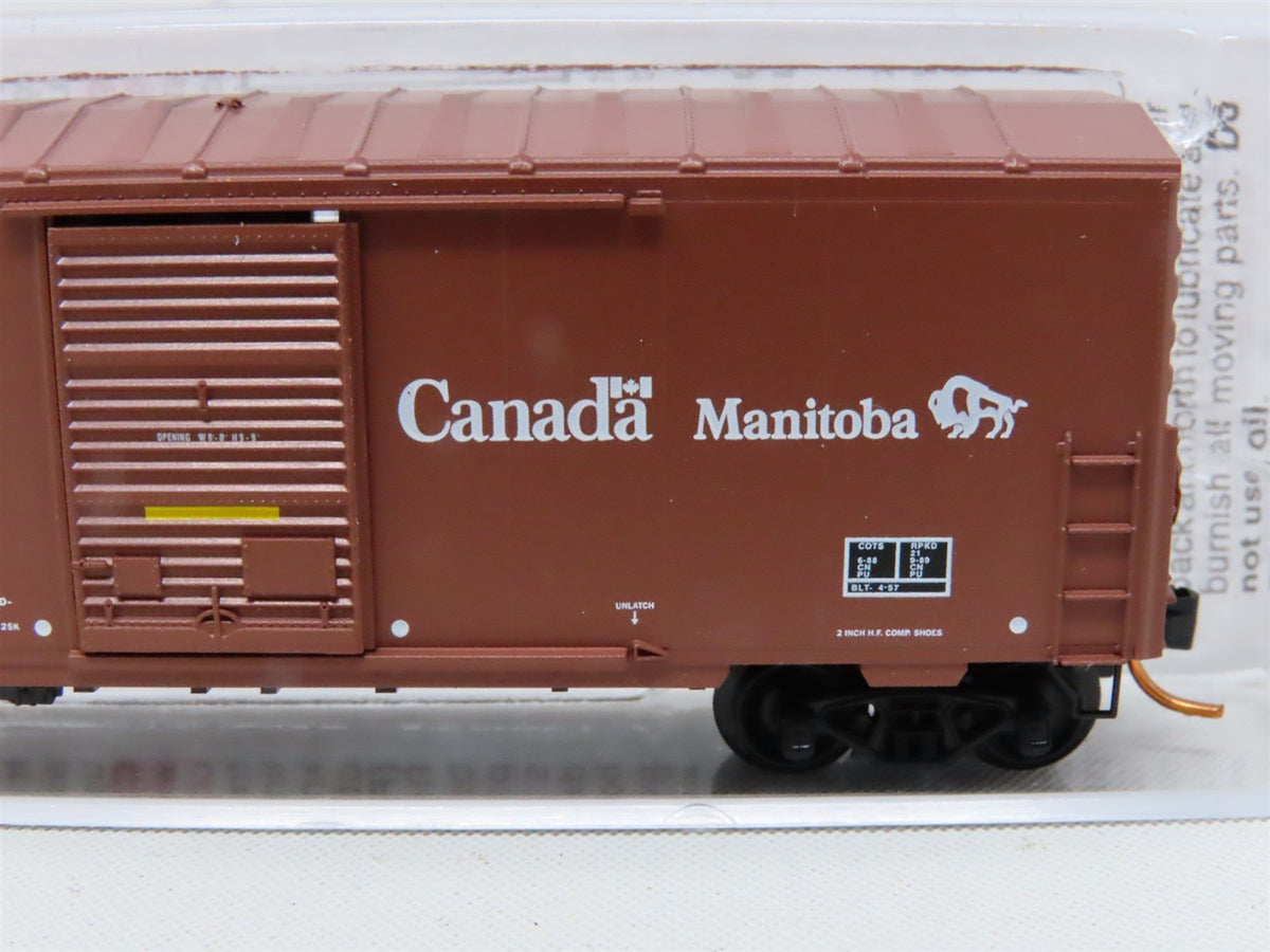 N Scale Micro-Trains MTL 02400280 CN Canadian National 40&#39; Box Car #446220