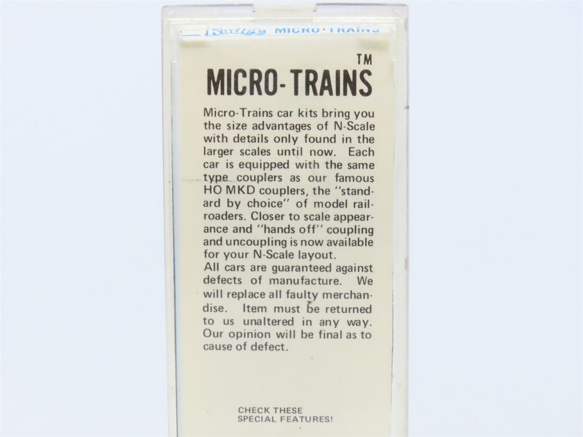 N Scale Micro-Trains MTL Kadee 24384 OP&amp;E 40&#39; Steel Box Car #1034 - Blue Label