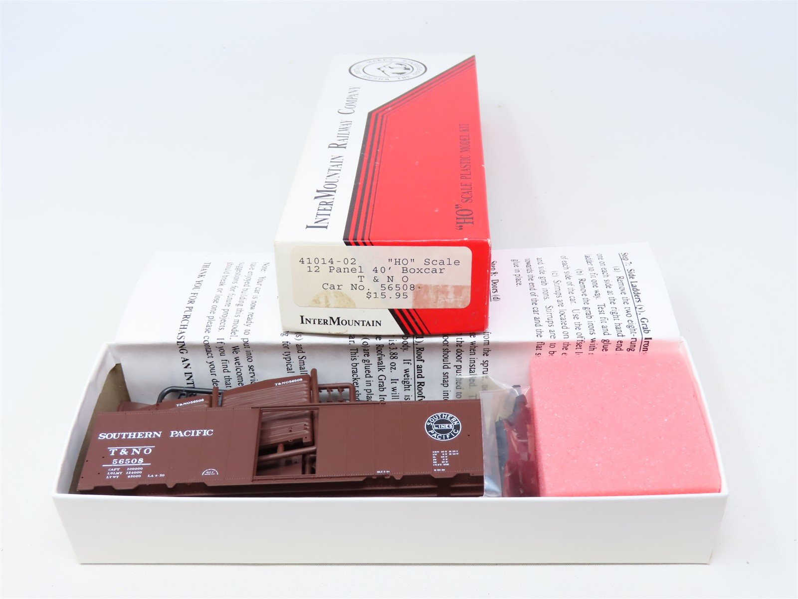 HO Scale InterMountain Kit #41014-02 T&NO SP Southern Pacific 40' Box Car #56508