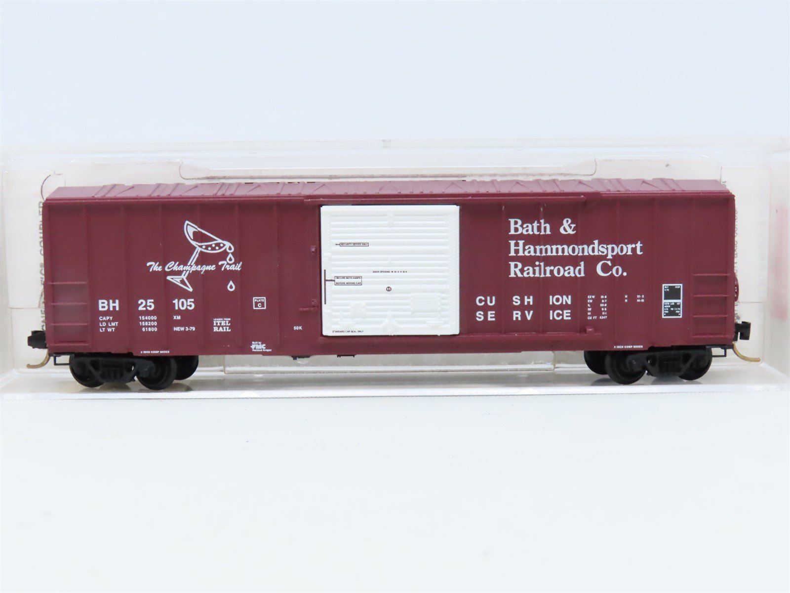 N Scale Micro-Trains MTL 25380 BH Bath & Hammondsport Railway 50' Box Car  #25105 in 2023