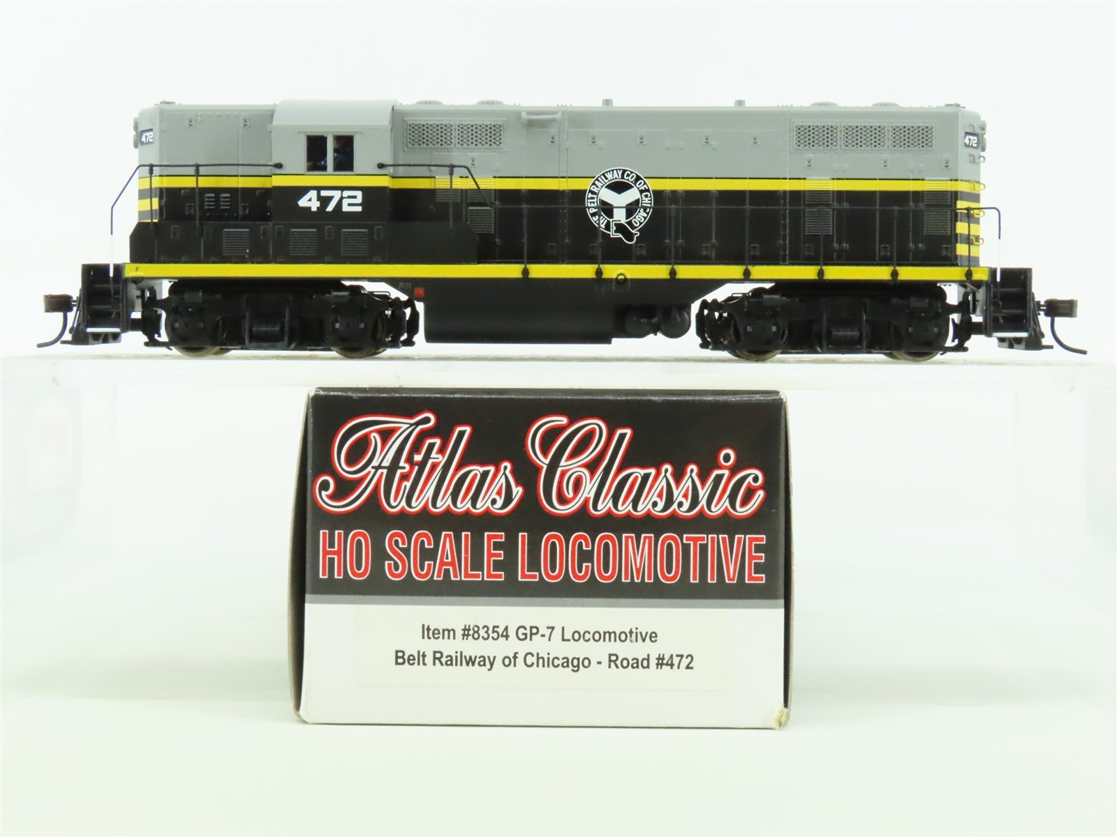 HO Atlas Classic 8354 BRC Belt Railway of Chicago GP7 Diesel #472 - DCC Ready
