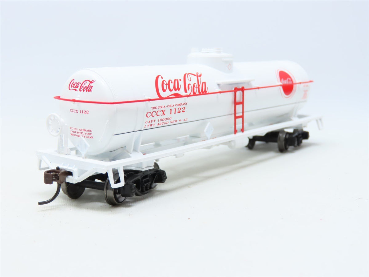 HO Scale Athearn #8355 CCCX Coca Cola 40&#39; Single Dome Tank Car #1122