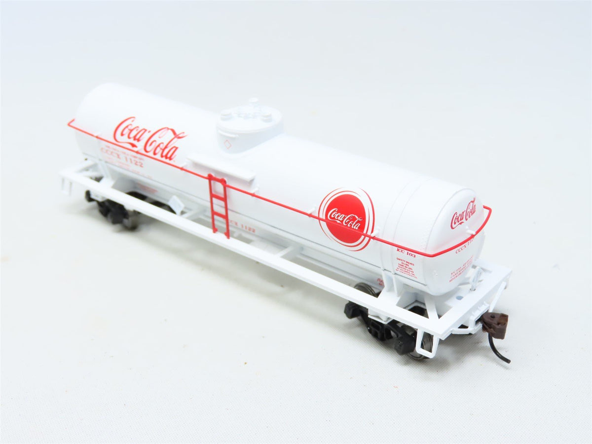 HO Scale Athearn #8355 CCCX Coca Cola 40&#39; Single Dome Tank Car #1122