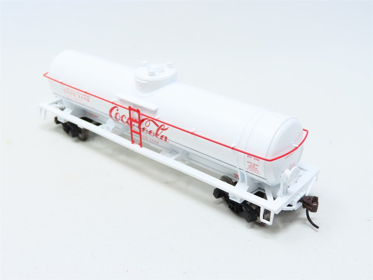 HO Scale Athearn #8354 CCCX Coca Cola 40&#39; Single Dome Tank Car #1112