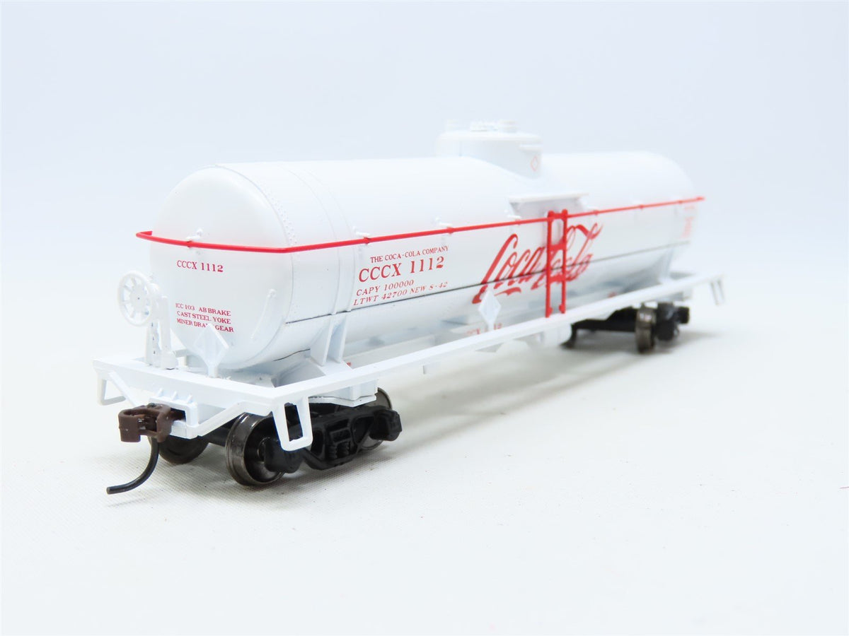 HO Scale Athearn #8354 CCCX Coca Cola 40&#39; Single Dome Tank Car #1112