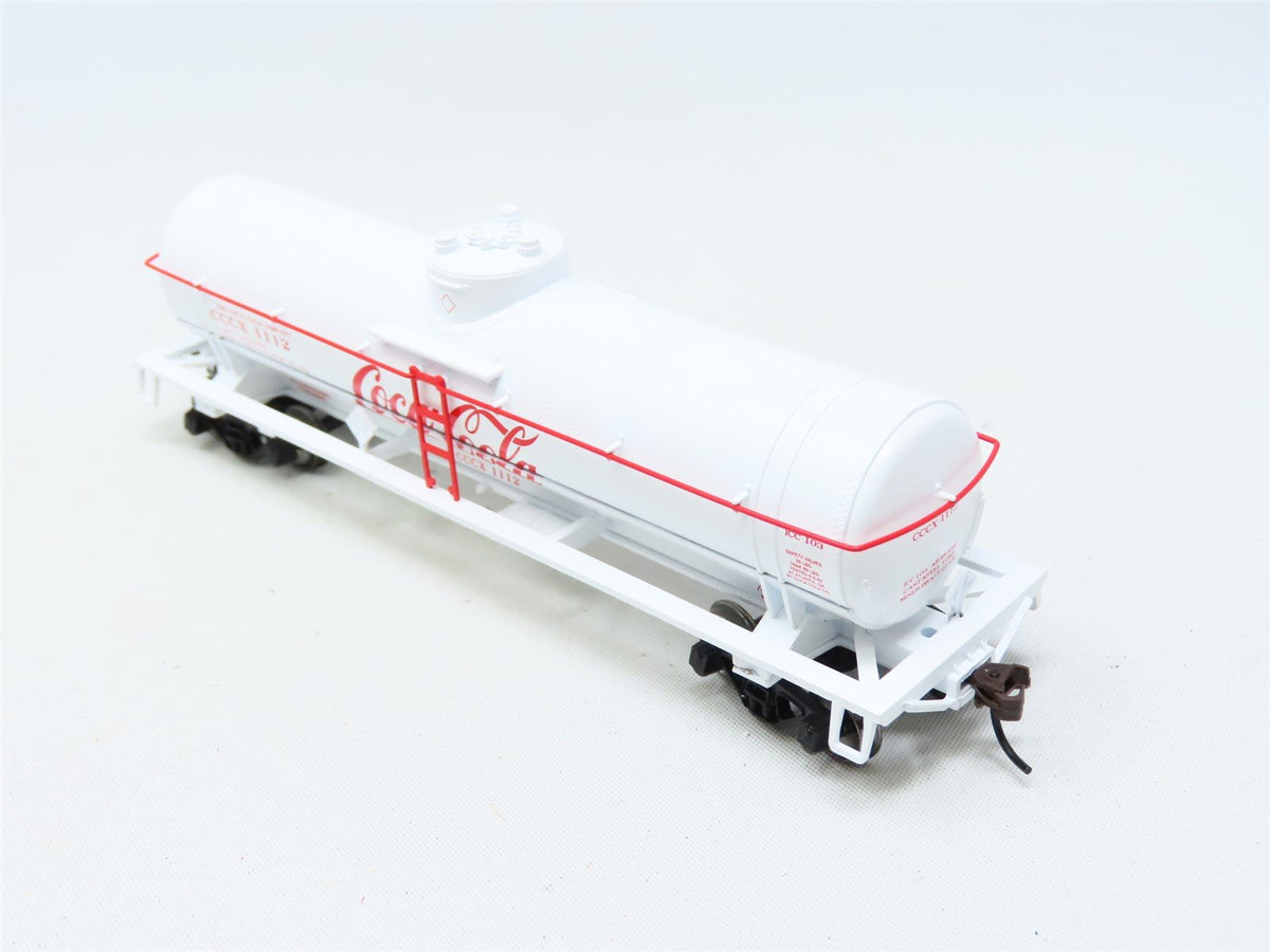 HO Scale Athearn #8354 CCCX Coca Cola 40&#39; Single Dome Tank Car #1112