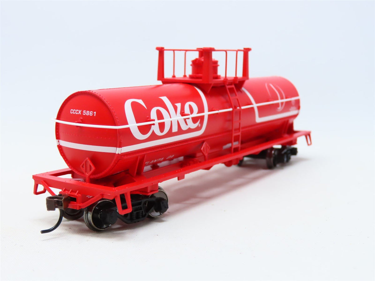 HO Scale Athearn #8310 Coca Cola &quot;Coke&quot; 40&#39; Chemical Tank Car #5861