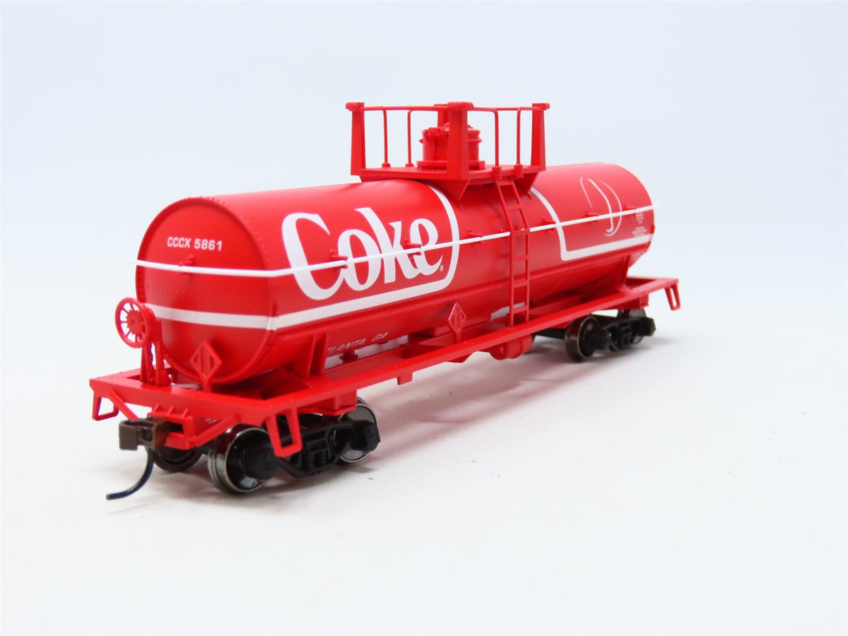 HO Scale Athearn #8310 Coca Cola &quot;Coke&quot; 40&#39; Chemical Tank Car #5861