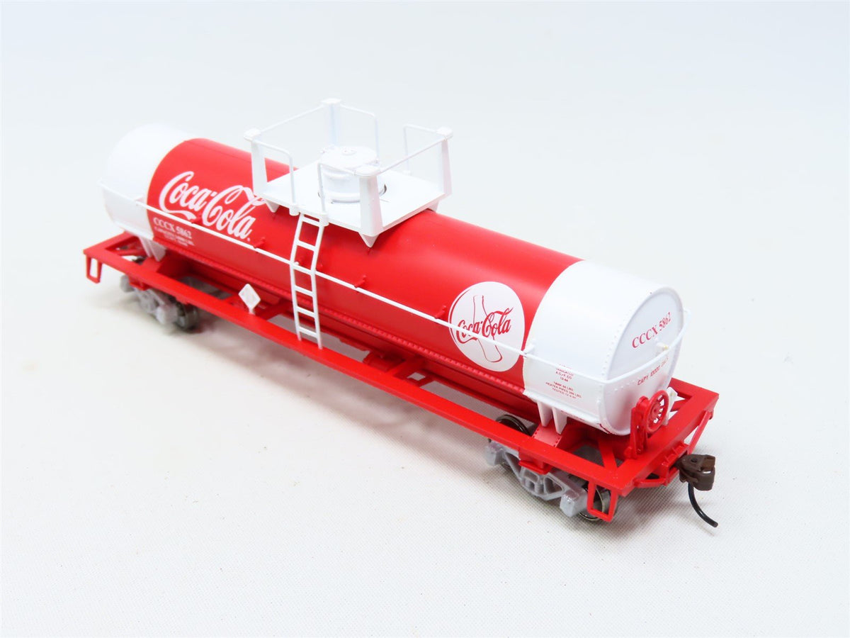 HO Scale Athearn #8311 CCCX Coca Cola 40&#39; Chemical Tank Car #5862