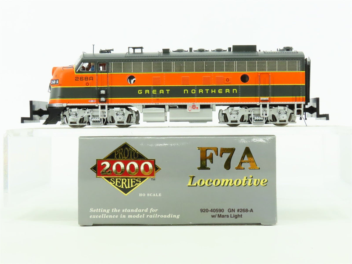 HO Scale Proto 2000 920-40590 GN Great Northern EMD F7A Diesel #268A - DCC Ready