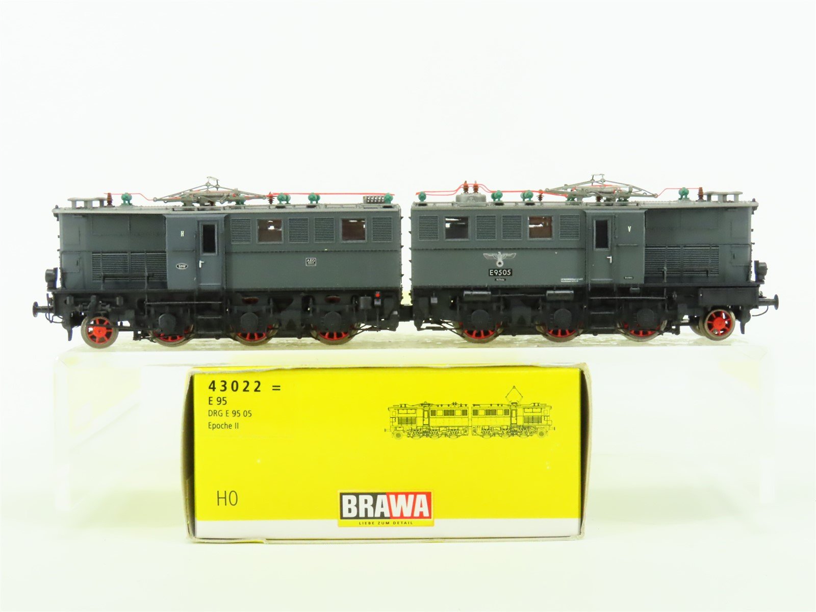 HO Scale BRAWA 43022 DRG German Imperial Era II E95 Electric #05 - DCC Ready
