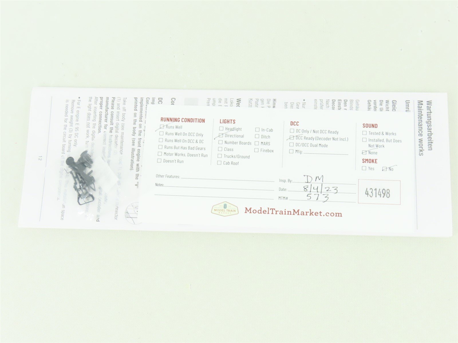 HO Scale BRAWA 43022 DRG German Imperial Era II E95 Electric #05 - DCC Ready