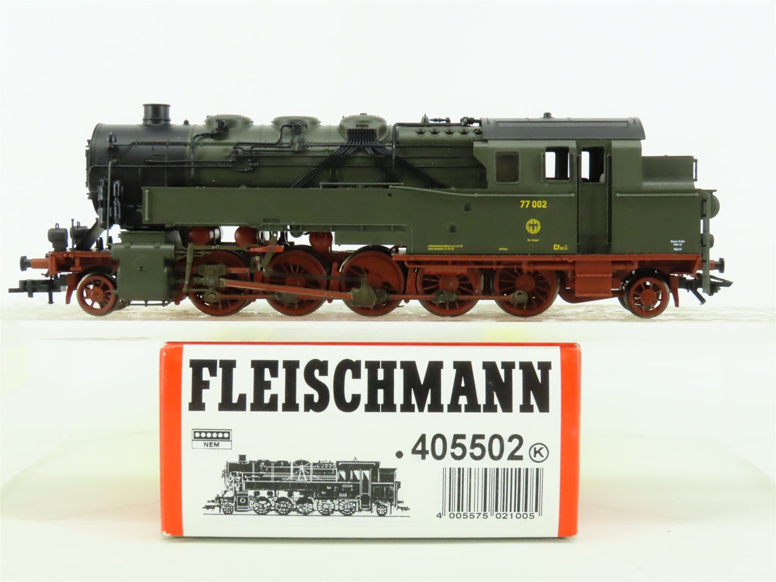 HO Fleischmann 405502 DRG German Era II 2-10-2 BR 77 Steam #002 - DCC Ready