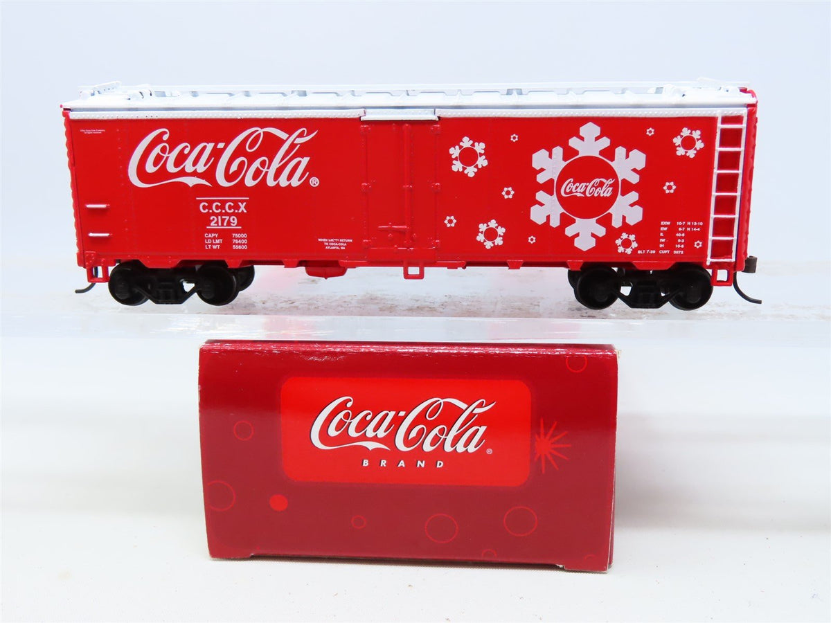 HO Scale Athearn #8326 CCCX Coca-Cola 40&#39; Steel Reefer #2179